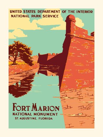 Affiche - Fort Marion (30x40cm) - Plakat 2