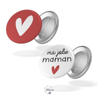 Ma jolie maman - Lot de 2 badges #44