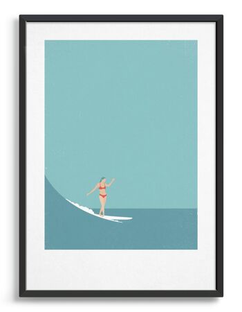 Surfeuse - A5 - Rose 2
