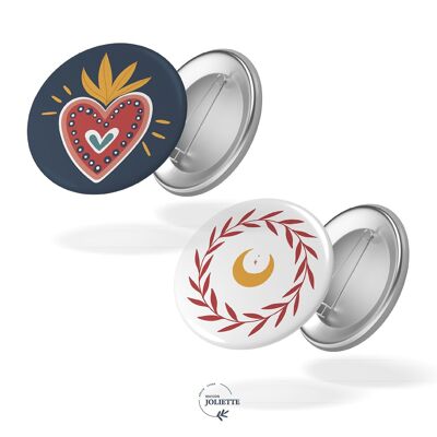 Mystic - Set of 2 badges #60