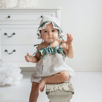 Romper Blanc-Elena 12/18 months