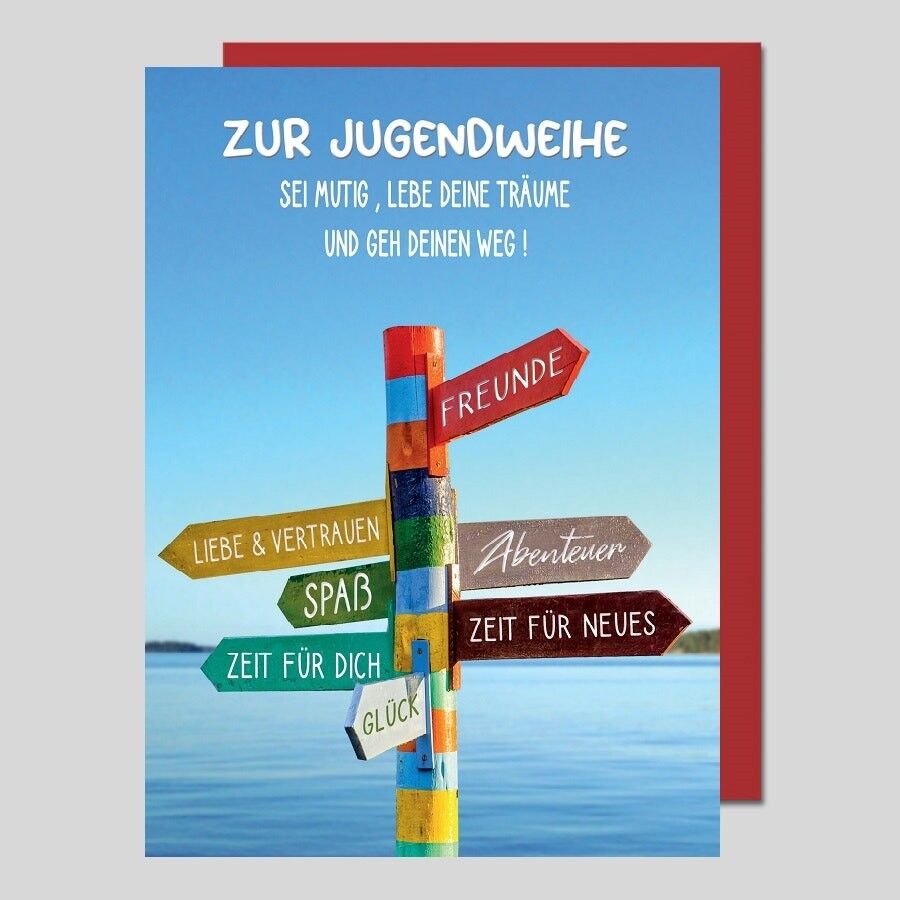 Carta di congratulazioni AI GIOVANI