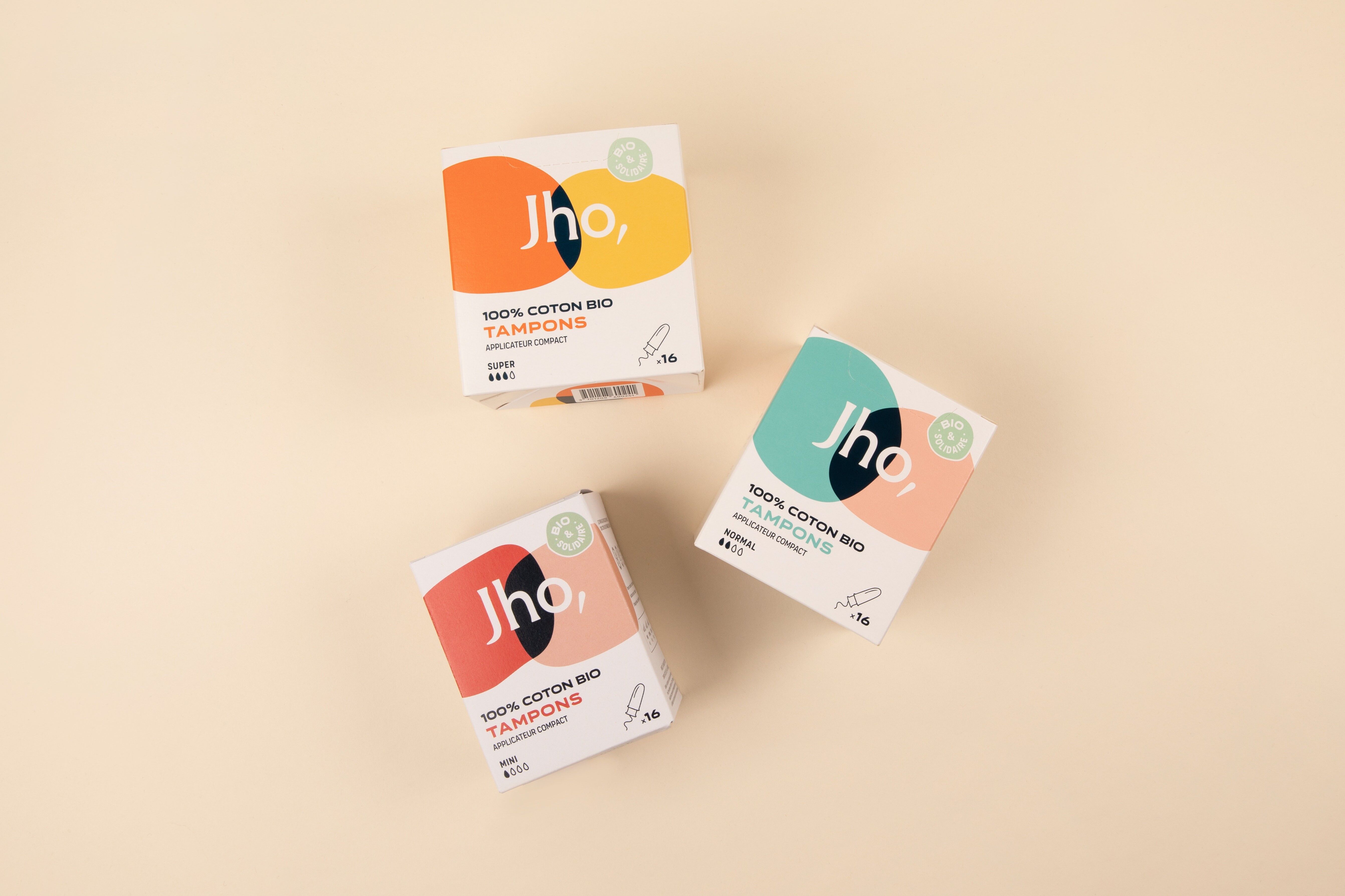 Assorbenti organici con applicatore compatto