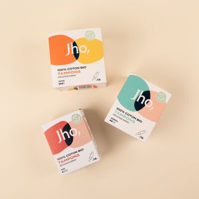 Bio-Tampons mit kompaktem Applikator