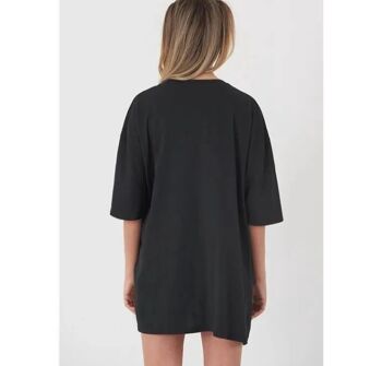 T-shirt femme surdimensionné | New-York | imprimer | gris 4