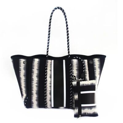 Shopper - cabas - sac de plage - sac de voyage - portefeuille - 40x30x25cm