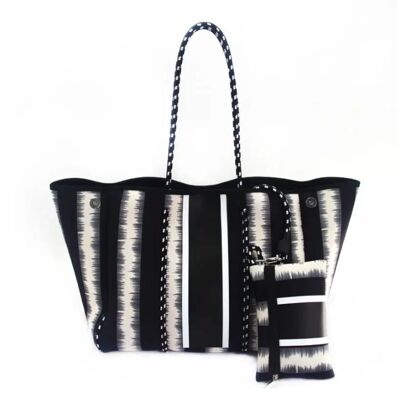 Shopper - borsa da trasporto - borsa da spiaggia - borsa da viaggio - portafoglio - 40x30x25cm