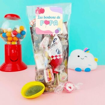 Sachet bonbon années 60 et 70 - Les bonbons de Papa