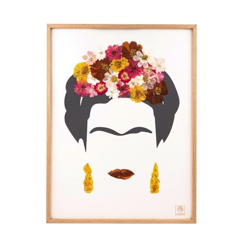 Herbier fleurs séchées - Frida Kahlo M