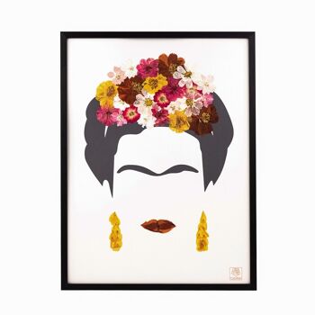 Herbier fleurs séchées - Frida Kahlo M 2