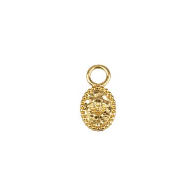 Schmuck | CHARM "FLOWER" Floral gold & silber