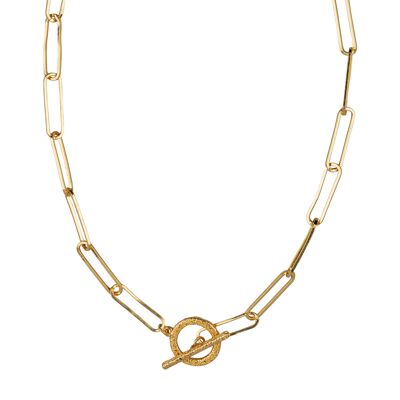Schmuck | Halskette "JAZMIN" Gliederkette gold silber