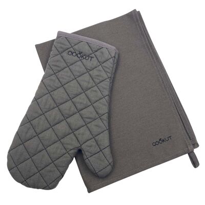 GLOVE AND TOWEL - Mocha