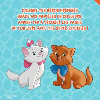 Libro para colorear - ANIMALES DISNEY - Mi coloreado con pegatinas