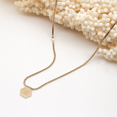 Collier FLAKES Nude
