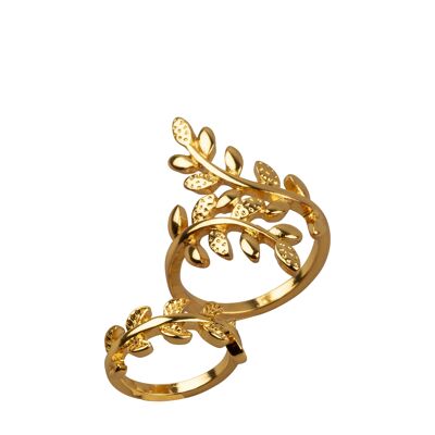 Schmuck | Ring "MAY" Floral verspielt gold