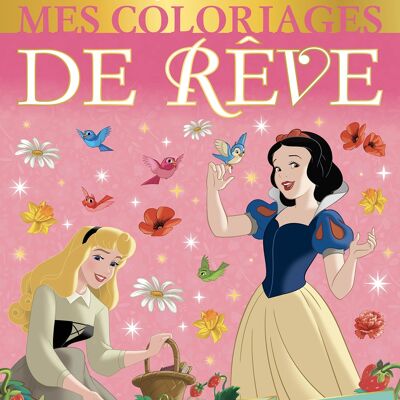 Libro para colorear - PRINCESAS DISNEY - Mis sueños para colorear - Princesa verano