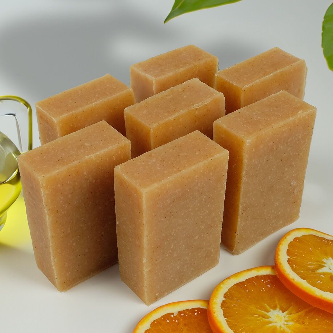 Orange & Grapefruit – nackt und natürlich – Badeseife