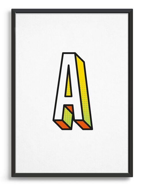3D alphabet - A4