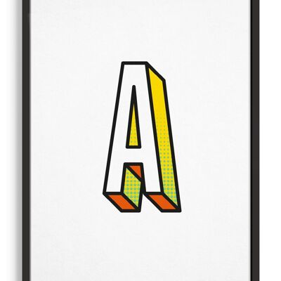 3D alphabet - A4