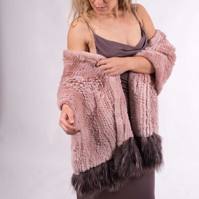 Rex and Fox Fur Shawl