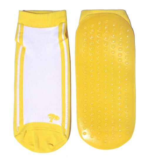 Non-slip Sand Socks for kids and adults >>Yellow Palm Tree<<