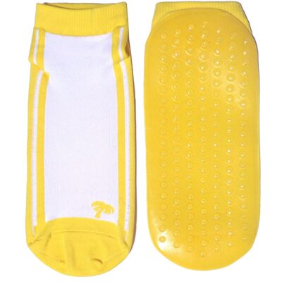 Non-slip Sand Socks for kids and adults >>Yellow Palm Tree<<