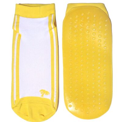 Calzini antisdrucciolo per bambini e adulti >>Yellow Palm Tree<<