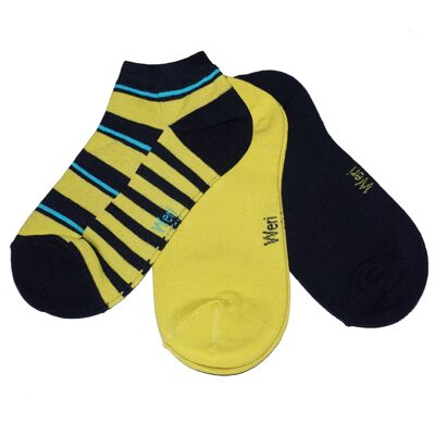 Pack de 3 calcetines deportivos >>Mixta de rayas<<