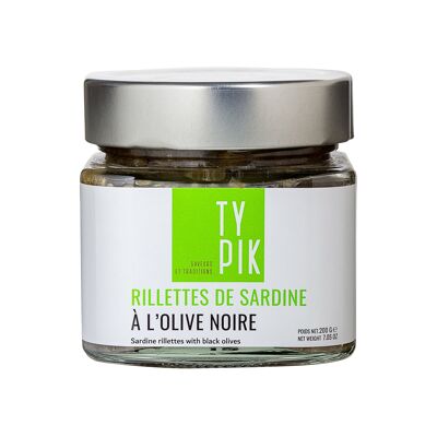 Rillettes de sardine à l'olive noire