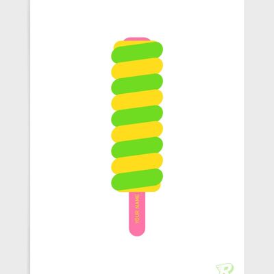 Paleta de hielo Twister - A2 - Colores brillantes