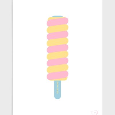 Paleta de hielo Twister - A4 - Colores pastel