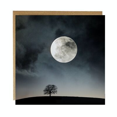 Supermoon Greeting Card