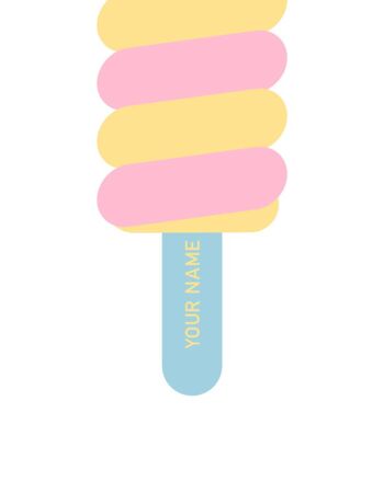 Sucette glacée Twister - A3 - Couleurs pastel 5