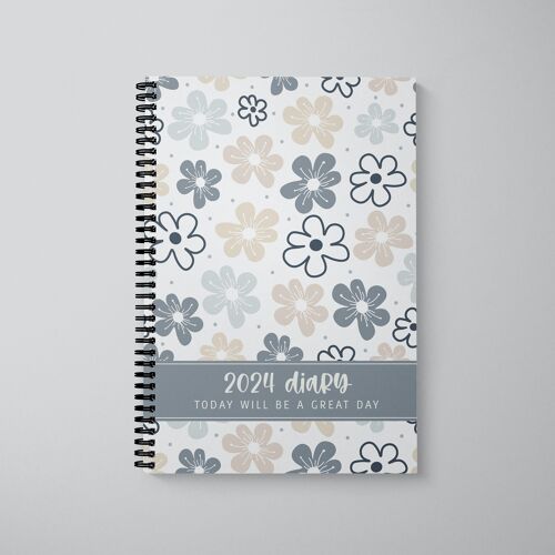 2024 Diary A5 Soft Floral