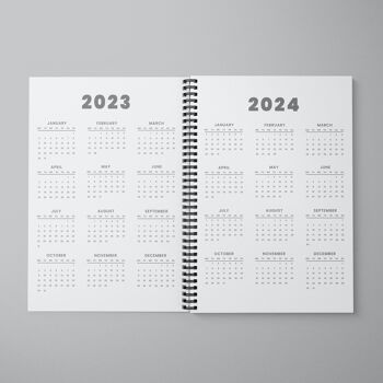 Agenda 2024 A5 Doux Floral 3