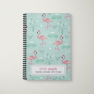 2023 Diary A5 Fancy Flamingo