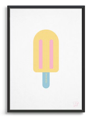Sucette glacée Popsicle - A4 - Couleurs vives 4
