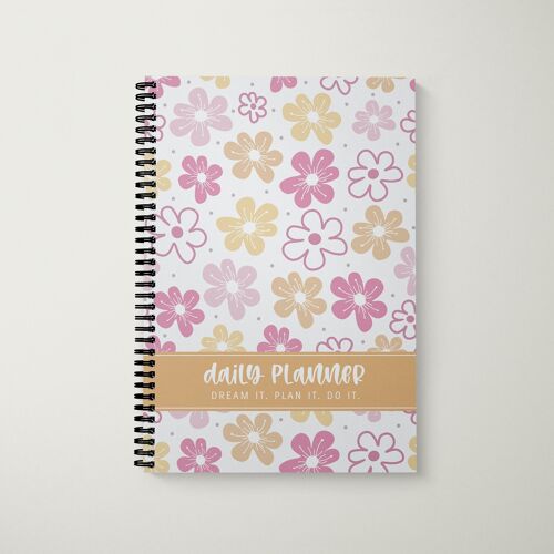 Daily Planner A5 Sweet Floral