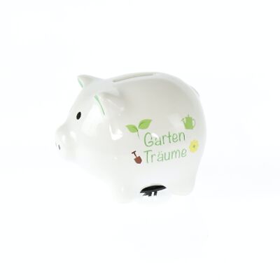 Piggy bank garden dreams, 10.5 x 8.5 x 8.5 cm, multicolored, 781742