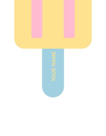 Sucette glacée Popsicle - A2 - Couleurs pastel 5