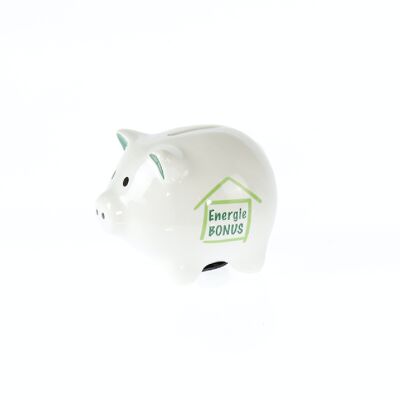 Energy bonus piggy bank, 10.5 x 8.5 x 8.5 cm, multicolored, 781803