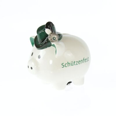 Piggy bank Schützenfest, 13 x 10 x 10 cm, multicolored, 781827