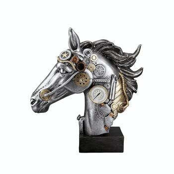 Sculpture Poly "Cheval Steampunk" 2