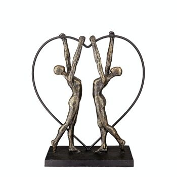 Sculpture poly "deux femmes" 1