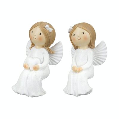 Poly figure edge sitter guardian angel "Marie" VE 8 so