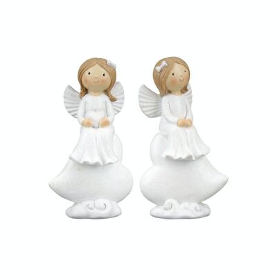 Poly figure guardian angel on heart "Marie" VE 6 so