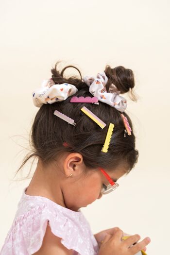 Bandeau rétro Scrunchie pour enfants 4