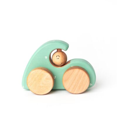 coche de juguete de madera