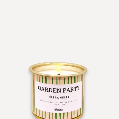 Vegetable candle Garden party - Lemongrass